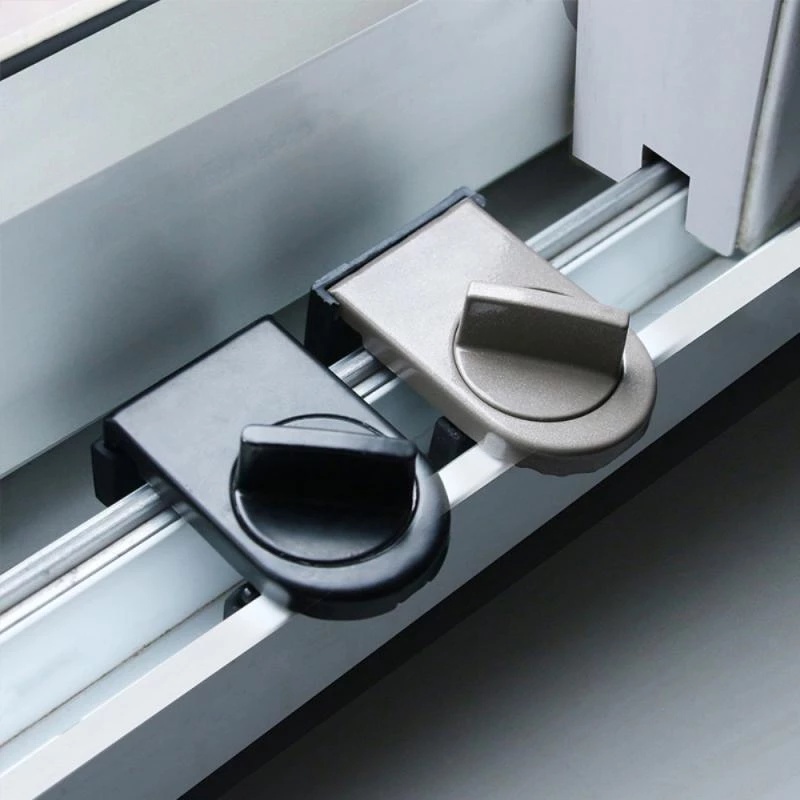 Khóa Chặn Cửa Trượt/Cửa Ra Vào/Cửa Sổ An Toàn Chống Trộm Cho Bé