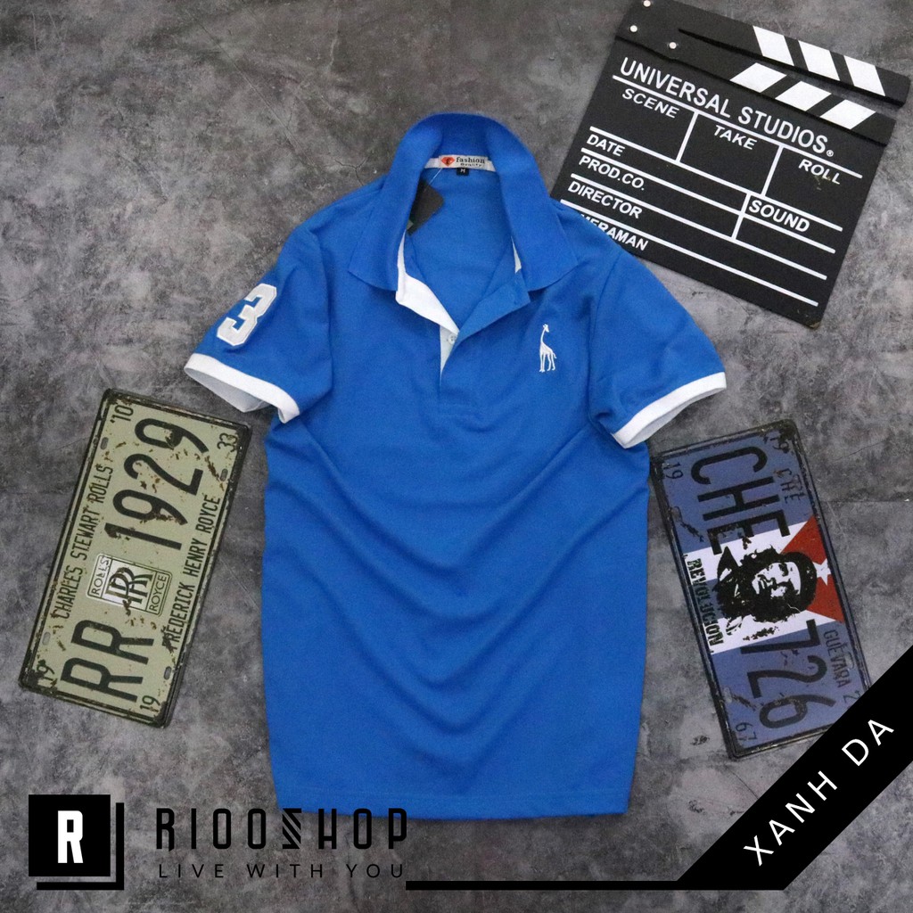 Áo thun nam có cổ hươu cao cấp cực đẹp RSP027 | BigBuy360 - bigbuy360.vn