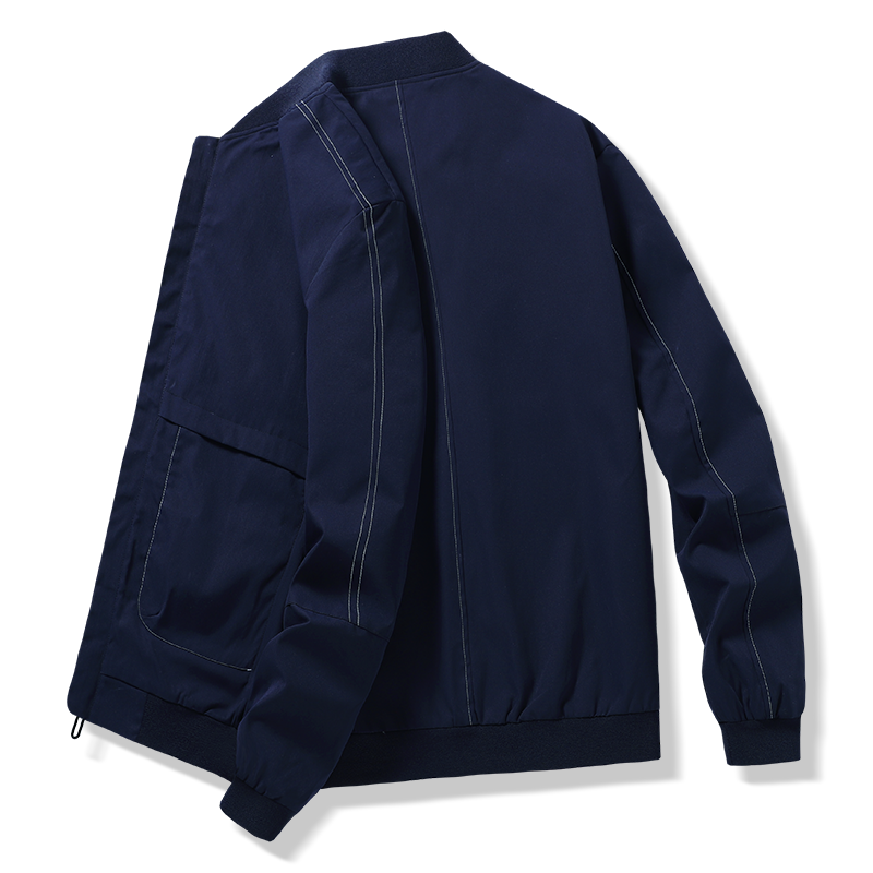 2020 popular jacket autumn jacket stand collar jacket white line | BigBuy360 - bigbuy360.vn