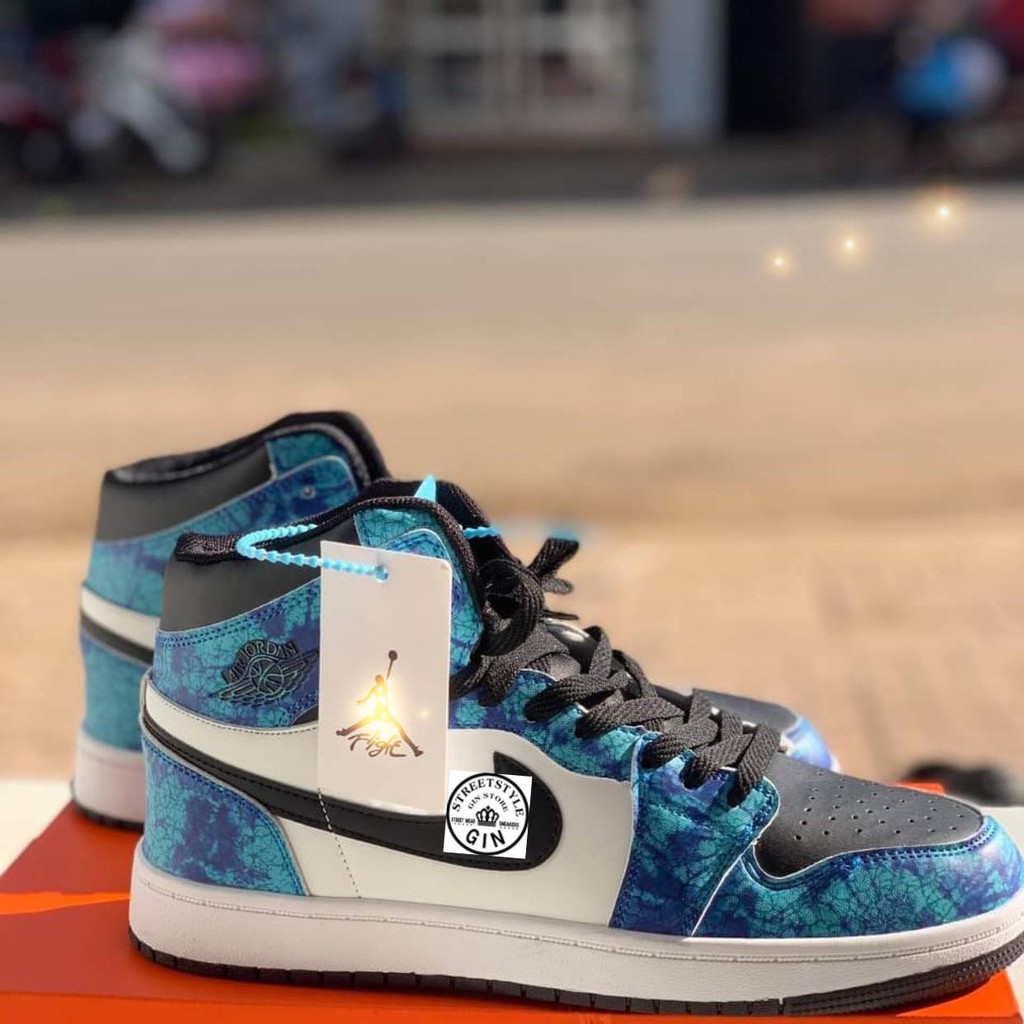 [Mã FAGREEN245 giảm 10% tối đa 30K đơn 99K] ( HÌNH THẬT ) Giày Sneakers JD 1 cổ cao Tea Dye - Gin Store (Gin Store V) | BigBuy360 - bigbuy360.vn