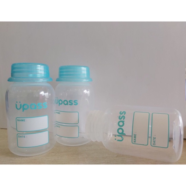 Bộ 3 bình trữ sữa 125ml Upass-Thái Lan-UP0101W