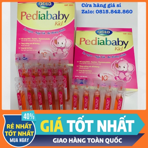 Pediababy kid (mẫu mới pediasure) cho bé từ 1 tuổi giúp ăn ngon, tăng cường sức đề kháng