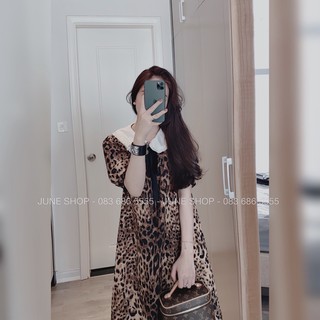Váy da beo big size ( ảnh thật + video)