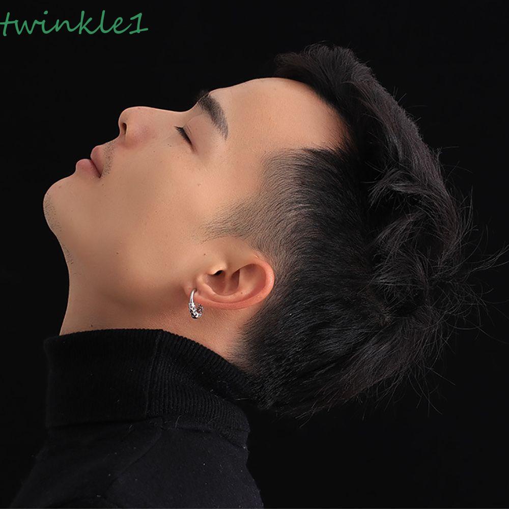 Khuyên Tai Hình Rồng Lấp Lánh Độc Đáo Phong Cách Hip-Hop Hàn Quốc Cho Nam Và Nữ