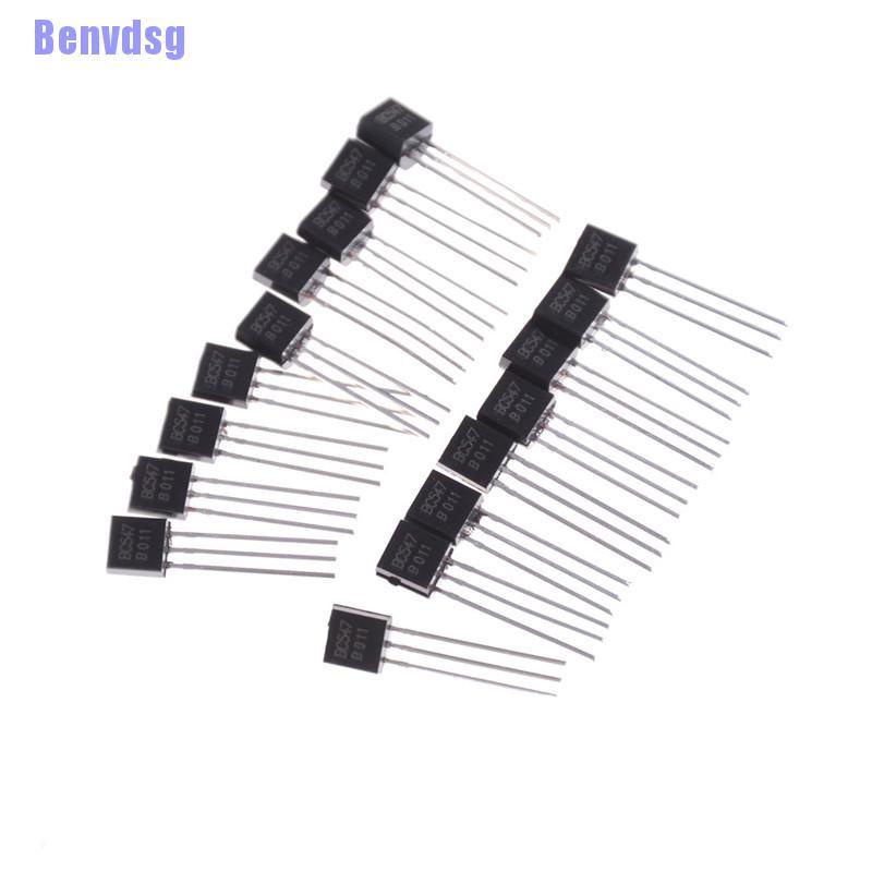 Bộ 50 Linh Kiện Bán Dẫn Màu Đen Bc547 Bc547B 0.1a /