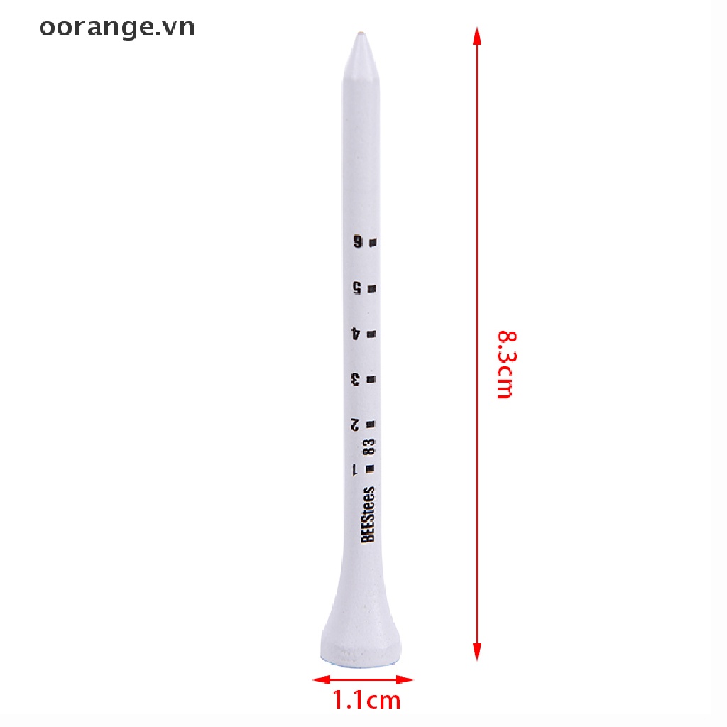 Bộ 50 Bóng Gỗ Trắng 83mm Chuyên Nghiệp