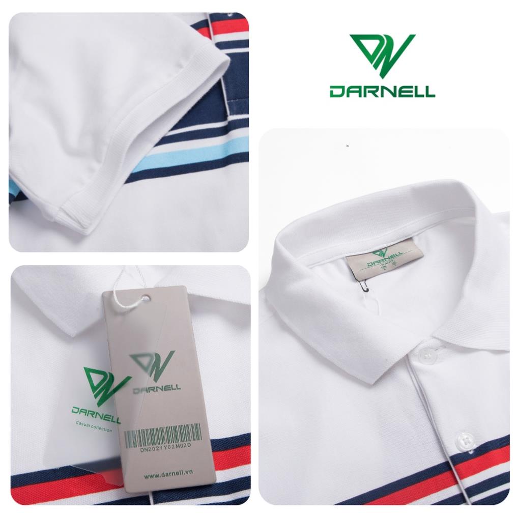 Áo thun polo nam Darnell, áo phông chính hãng cao cấp, áo thun ngắn tay có cổ chất cotton mềm mịn bền đẹp DN0015 ⚡