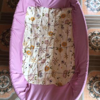 Nôi tre size 90x60 kèm nệm bọc