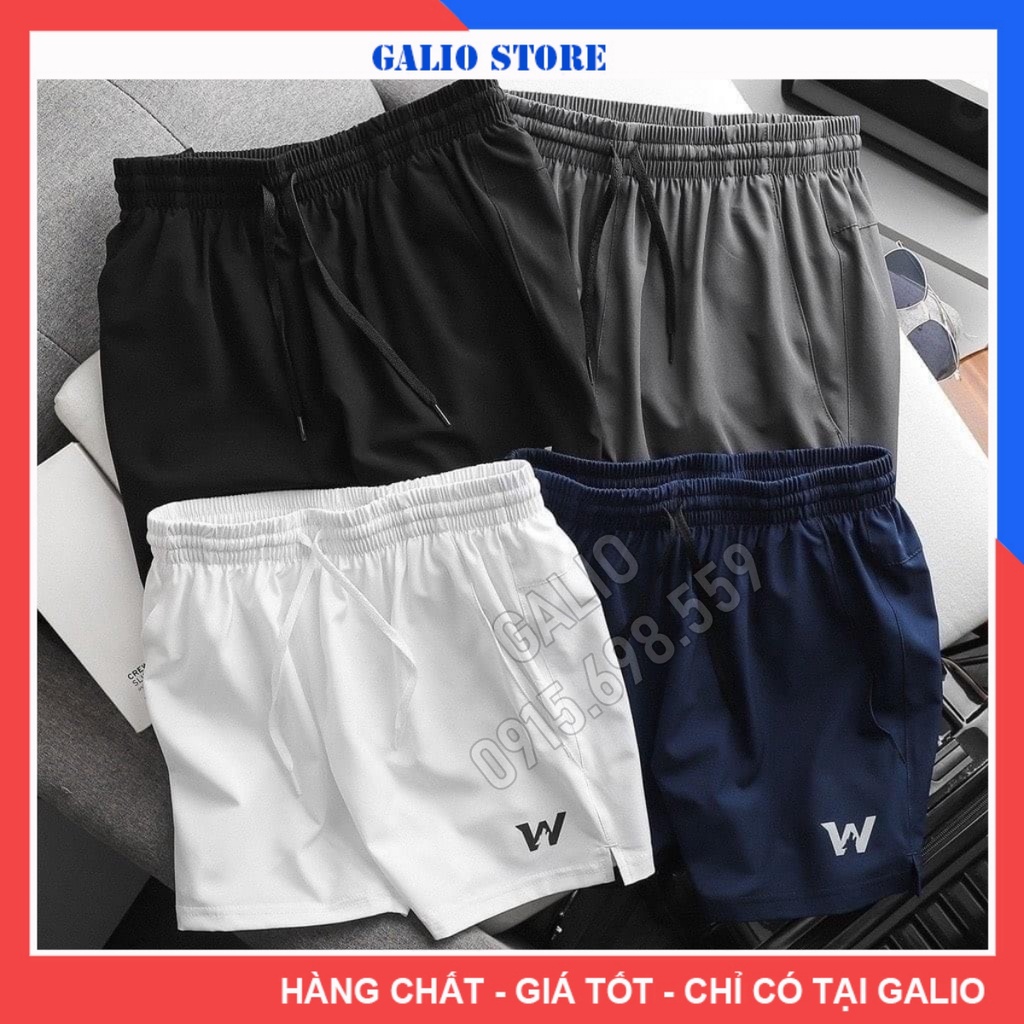 Quần Đùi Nam Thể Thao mặc nhà quần short thể thao nam vải gió mềm mịn thoải mái - GALIO | BigBuy360 - bigbuy360.vn