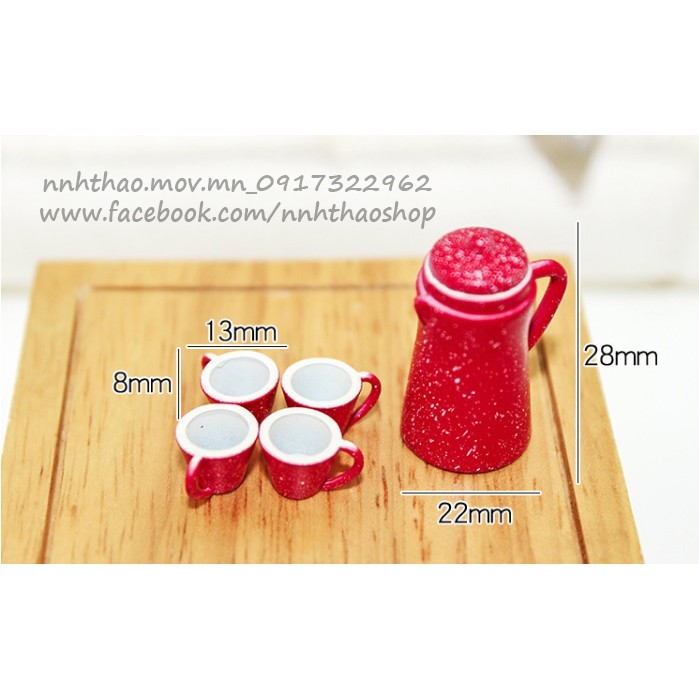 Miniature_Bộ ấm tách