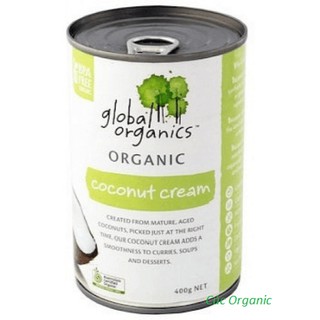 Kem dừa hữu cơ Global Organic Coconut Cream 400g