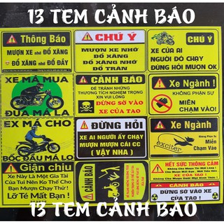 logo tem cảnh báo