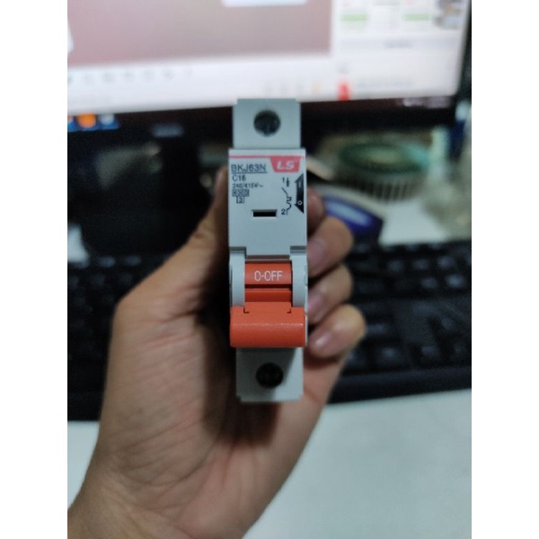 MCB 1P CB tép cầu dao 1 pha 6A 10A 16A 20A 25A 32A 40A 50A 63 6kA LS BKJ63N 1P Áp tô mát tép át tép aptomat - KHẢI PHƯỚC