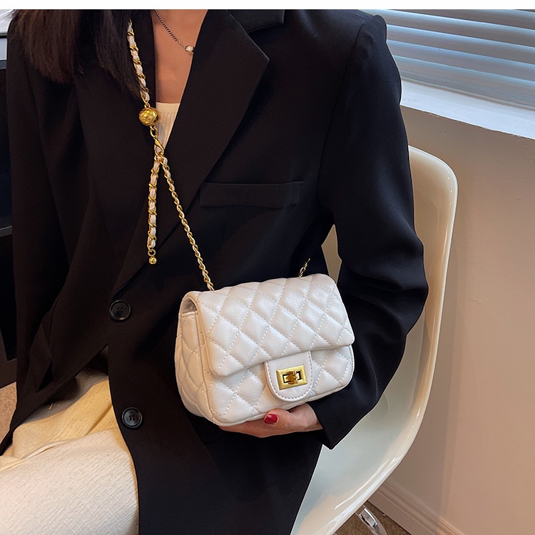 Fanli Túi Da Đeo Chéo Hình Vuông Nhỏ Thêu Đường Chỉ Có Thể Nổi Bật Thời Trang Cho Nữ