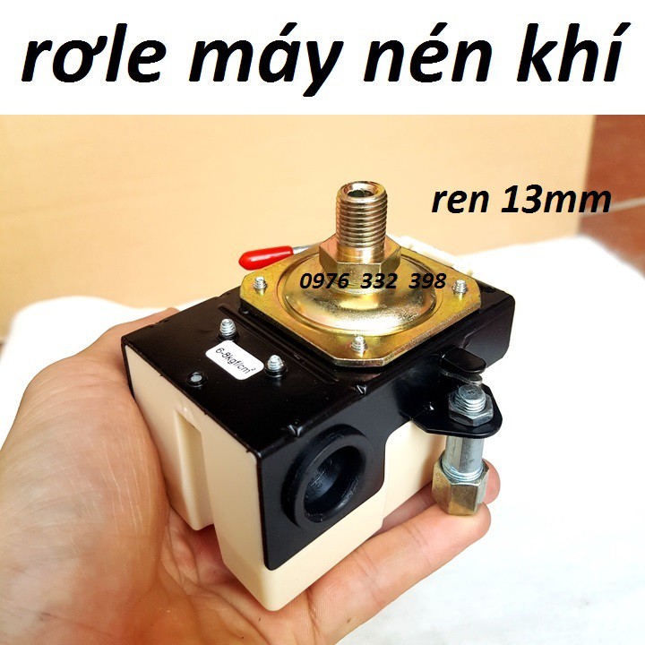 Rờ le máy bơm hơi dây cu roa máy nén khí - phụ tùng quạt rơ le relay