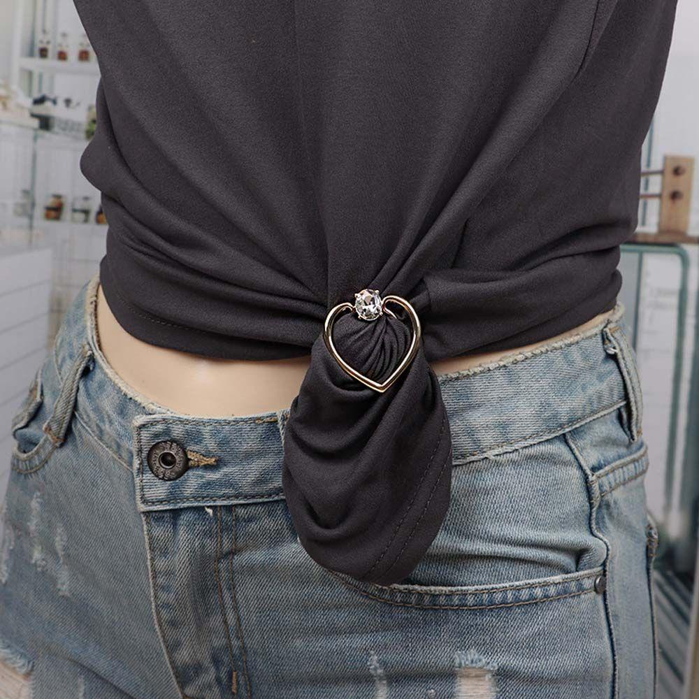 Khóa Cài Khăn Quàng Cổ Phong Cách Vintage Thời Trang Dành Cho Nữ|Ghim Cài Khăn Choàng Cổ Hình Nhẫn