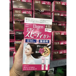 Thuốc nhuộm Bigen Nhật Bản4 Dùng cho tóc bạc màu nâu hạt dẻ