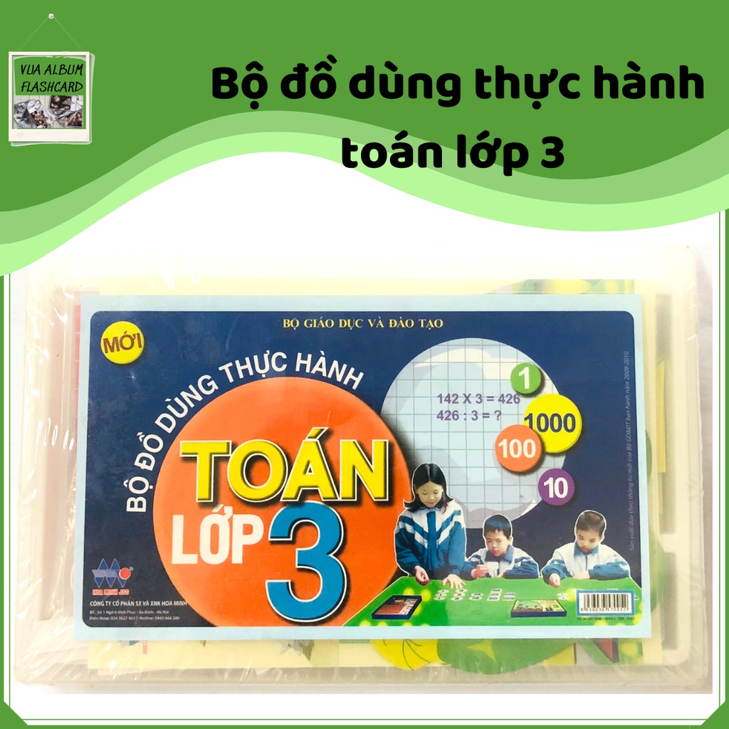 Bộ đồ dùng thực hành toán lớp 3