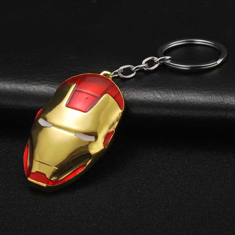 Móc Khóa Mặt Iron Man Siêu Anh Hùng Marvel | Móc Khóa Giá Rẻ Store