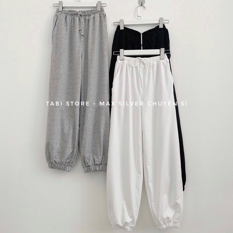 Quần jogger dưới 68kg tabistore - Trơn bó ống chun