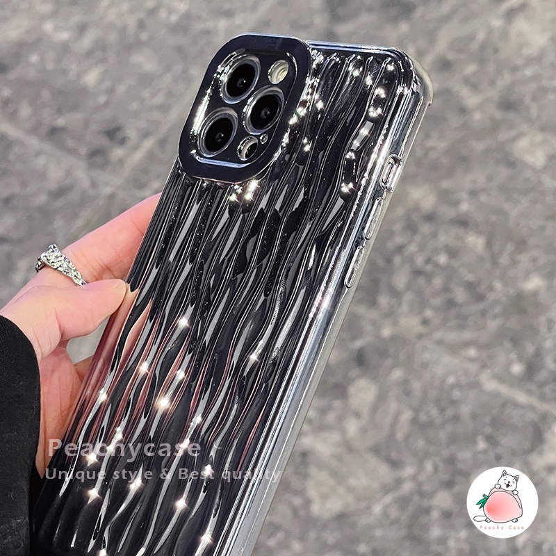 Ốp Điện Thoại TPU Mềm Mạ Điện Màu Bạc Bảo Vệ Camera Cho iPhone 14 13 Mini 12 Pro Max 11 Xr Xs Max X 12Mini