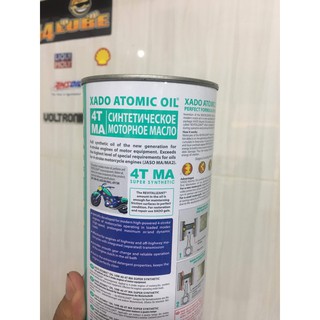 (Có quà tặng) (Có chiết lẻ) Nhớt Xado Atomic 10w-40 giúp hồi sinh động cơ