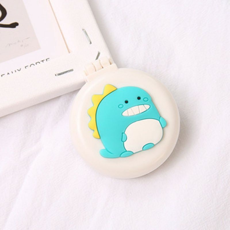 Gương mini kèm lược/ Gương lược gấp massage cầm tay mini bỏ túi