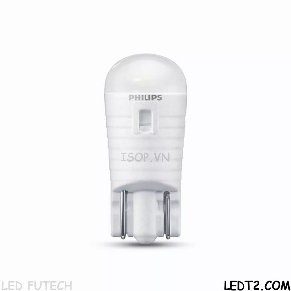 [Mã LIFEAU5SALE giảm 20k đơn 50k] [LEDT2 ISOP] Đèn Led T10 Philips Ultinon [SL: 1 Cặp] [Bảo hành 5 năm]