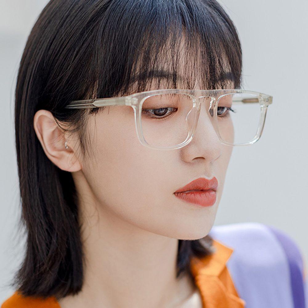 VANES1 Mắt Kính Gọng Vuông Chống Bức Xạ Phong Cách Vintage Thời Trang