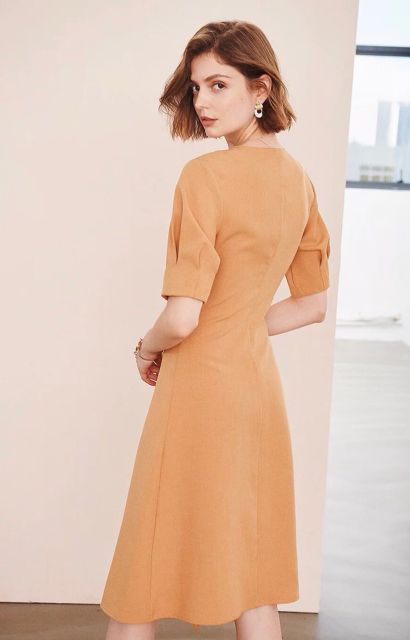 Đầm midi Cati - Xuất Xịn
