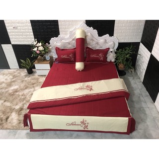 Bộ satin 7 món cao cấp(chát chọn mẫu)z