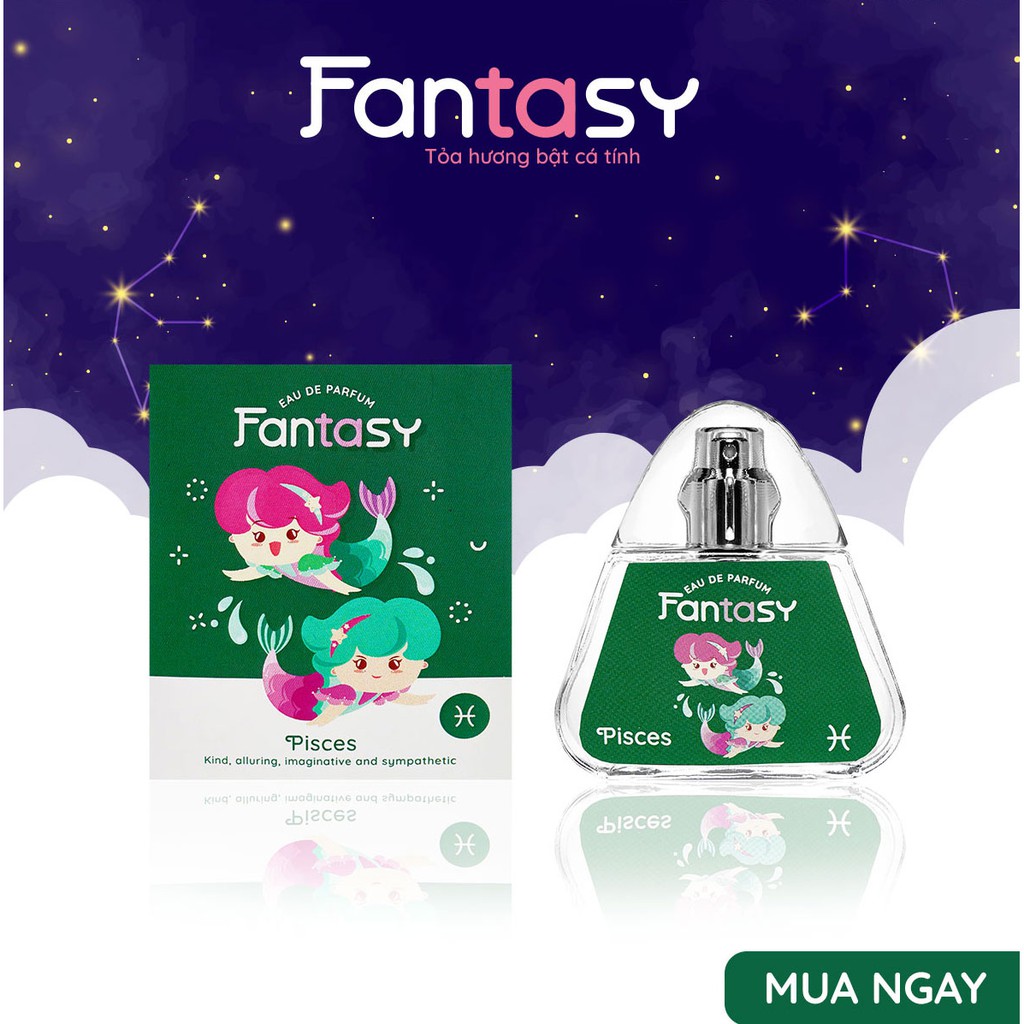 Nước Hoa Fantasy 12 Cung Hoàng Đạo Song Ngư - Pisces 20 ml