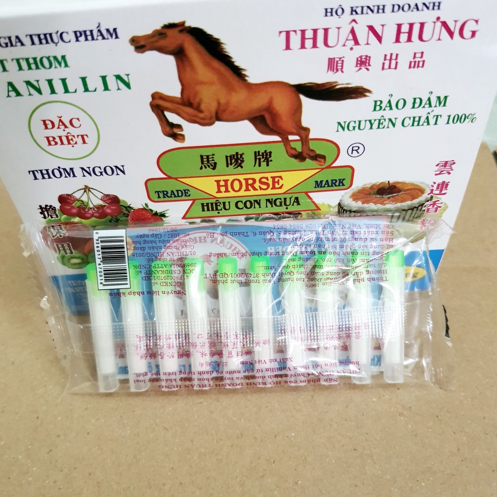 (HT) vani làm bánh/ Bột thơm vani Thuận Hưng (100 ống)