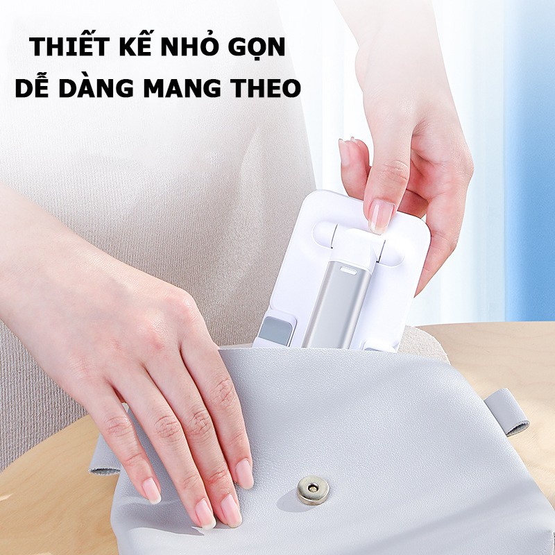 Giá đỡ điện thoại, máy tính bảng - Phụ kiện MW01 hỗ trợ xem tiktok,v.v... Gấp gọn, nhỏ, nhẹ (Mẫu mới)