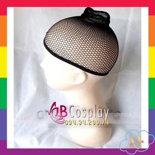 Wigcap - Lưới Đội Trùm Tóc Giả Màu Đen