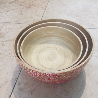 Bát tre ngâm tay làm nail khảm trai , khảm trứng cao cấp.