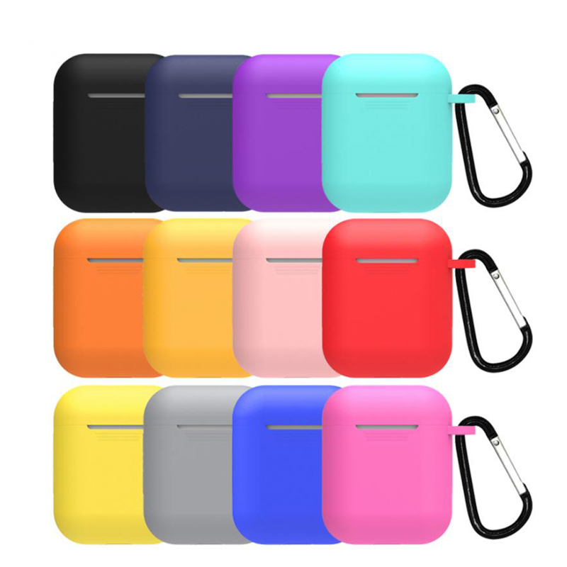 Vỏ Bọc Suntaiho Bằng Silicone Mềm Mini Chống Sốc Bảo Vệ Hộp Sạc Tai Nghe for Airpods 1/2 Pro 3