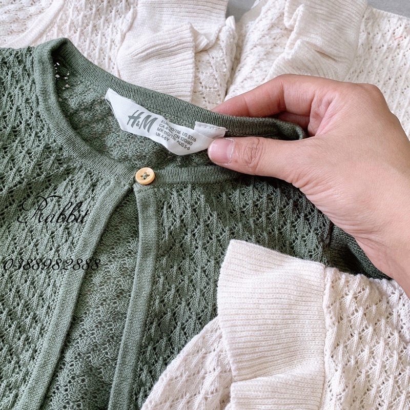 Cardigan len đan dây HM