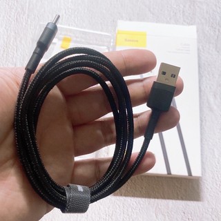 Cáp dù Baseus USB Type-C hỗ trợ sạc nhanh Quick Charge 3.0 Cafule