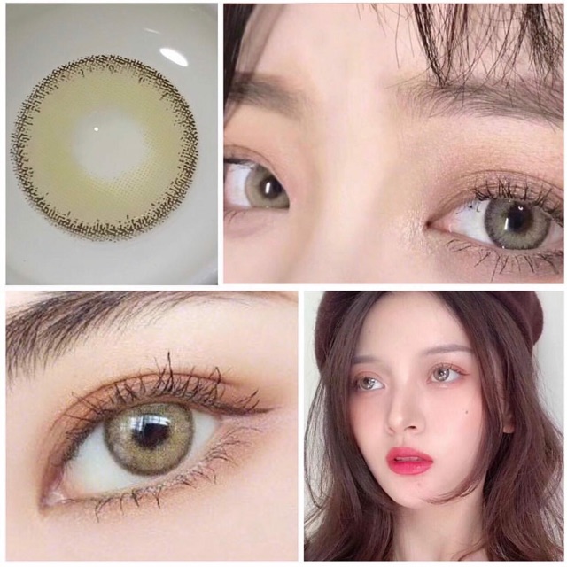 Kính áp tròng thái lan- little jane brown lens