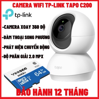Mua Camera Wifi TP-Link Tapo C200 / C210 Full HD 1080P 360 độ Giám Sát An Ninh-Bảo Hành 12 Tháng