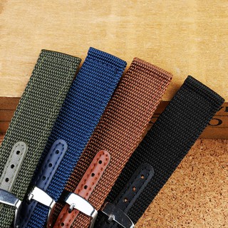 Dây đồng hồ vải dù - dây đồng hồ nato loại mềm size 18mm 20mm 22mm 24mm