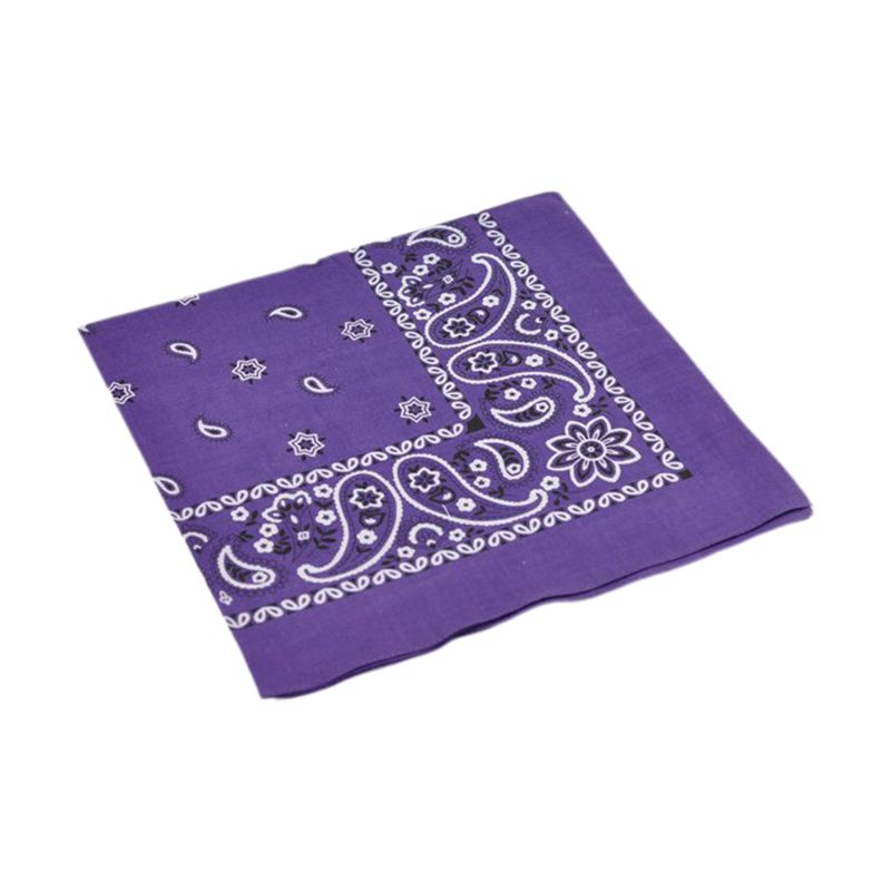 Khăn Trùm Đầu Bandana Bằng Cotton Màu Sắc Tươi Sáng Kích Thước 54x54cm Phong Cách Hiphop