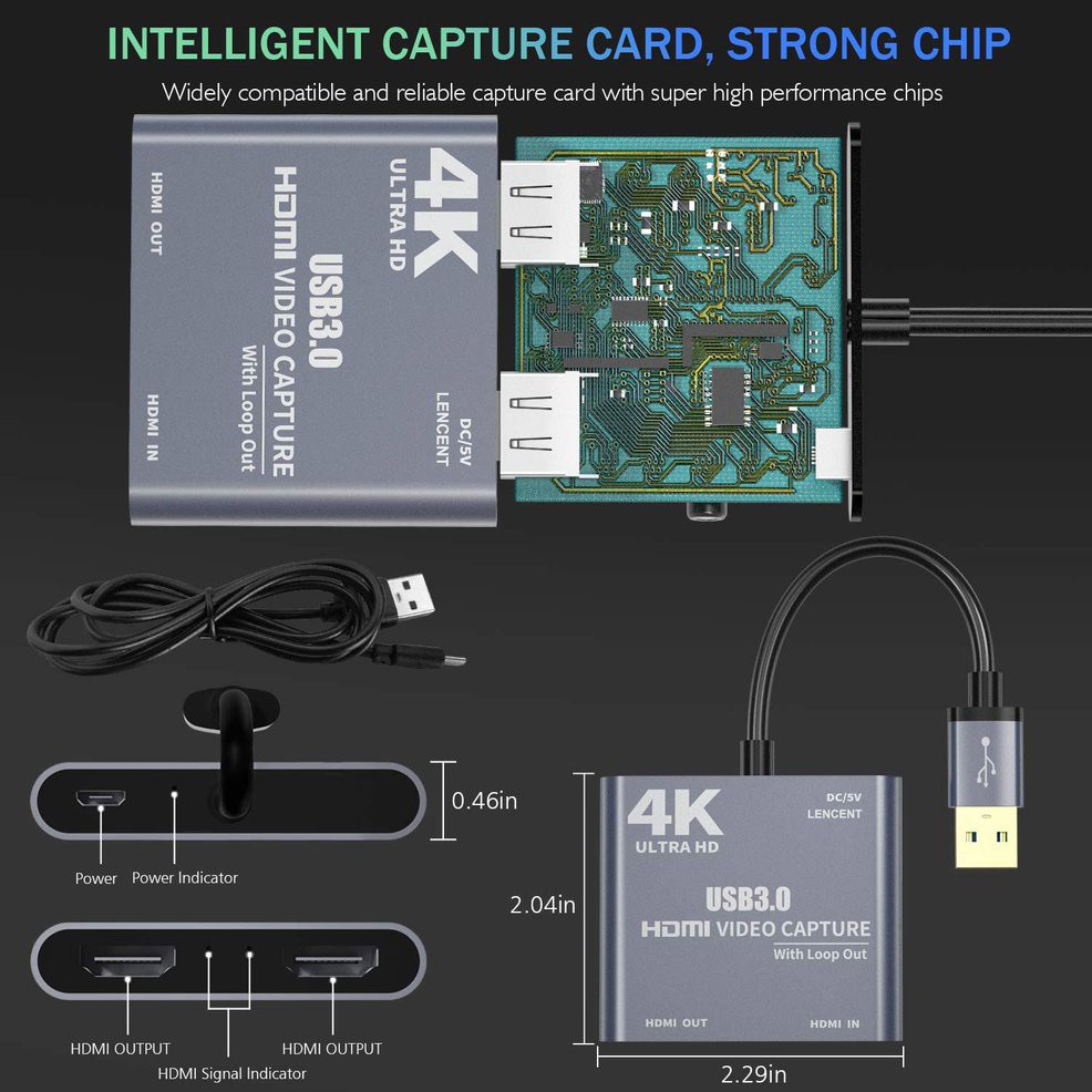 Bộ Chuyển Đổi Hdmi 4k Hdmi Sang Usb 3.0 Ht22