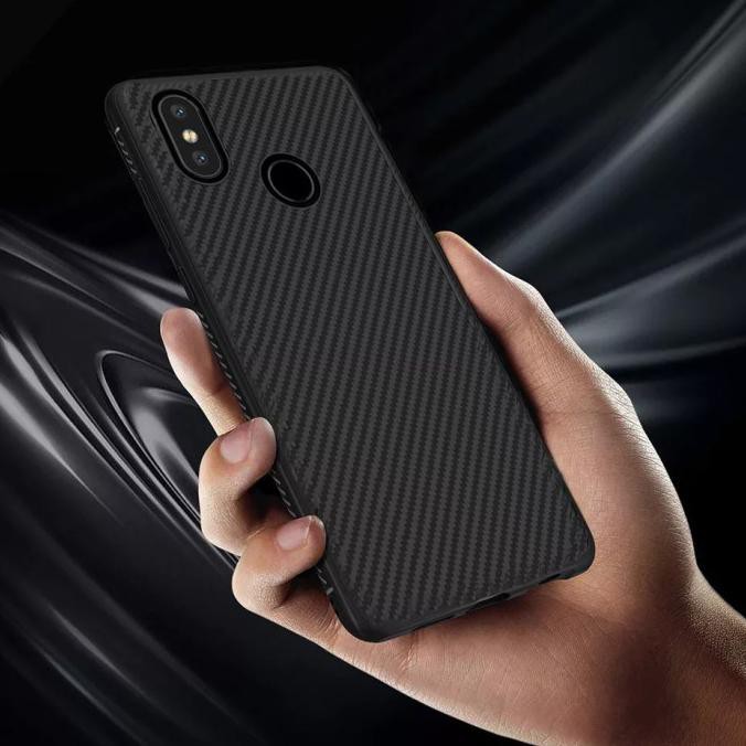 Ốp Điện Thoại Sợi Carbon Cho Realme 3 Pro / Softcase Realme 3 Pro Nyc-1608