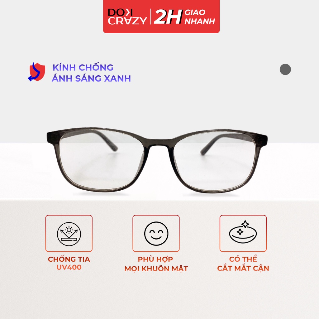 Gọng kính thời trang DOKCRAZY IXORA nam nữ phù hợp nhiều dáng mặt