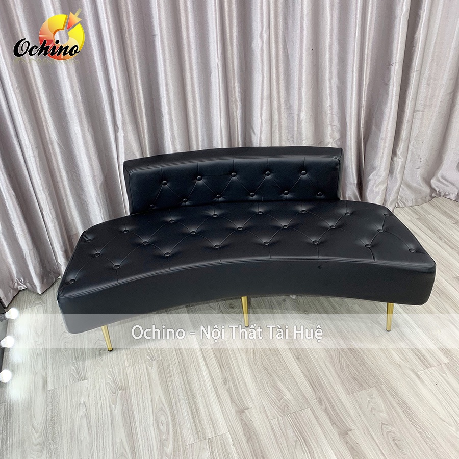Ghế Sofa Phòng Khách, Ghế Băng Dài Cho Shop Bọc Da Cao Cấp Có Tựa Lưng ( Ảnh Thật Và Video)
