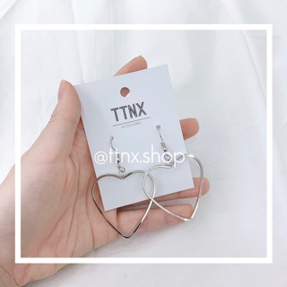 Khuyên tai basic hình tim, tròn, lục lăng