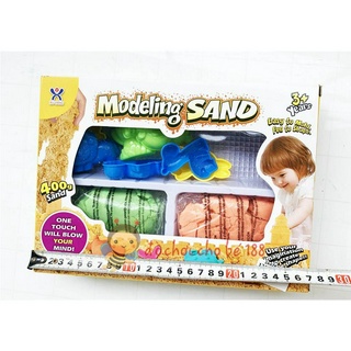 Túi đồ chơi cát nặn, cát động lực, HỘP CÁT XÂY TƯỜNG THÀNH