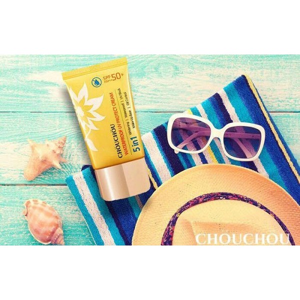 Kem Chống Nắng 5 In 1 Chou Chou Waterproof UV Protect Cream 50ml